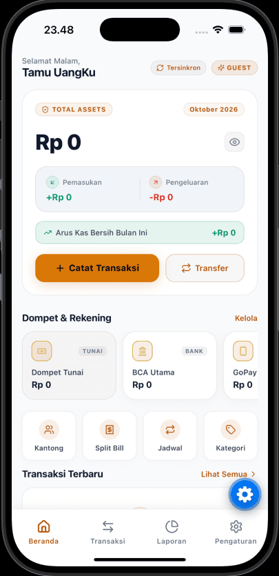 UangKu (Personal Finance & Offline Sync)